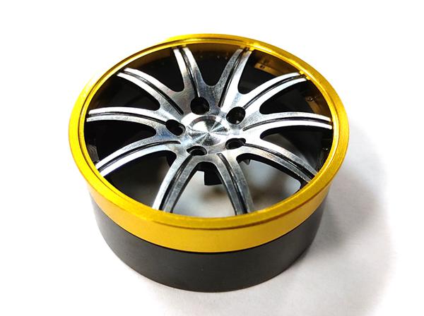 16.ZV11 Replacement Steering Wheel Core YELLOWBLACK (click for compatibility) - Image 1