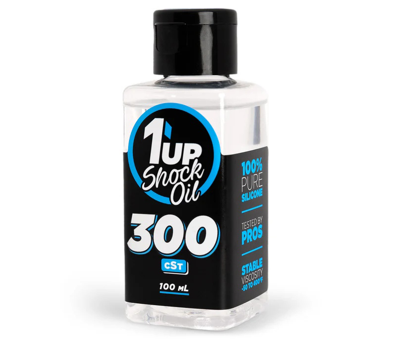 1up Racing Pure Silicone Shock Oil - 300cSt / 26.5wt - 100mL