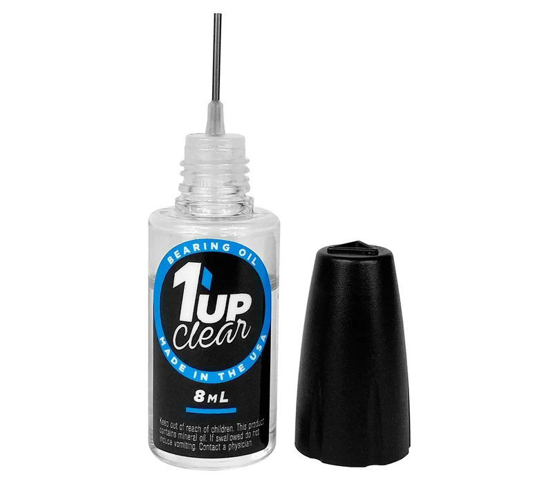 1up Racing Clear Bearing Oil - 8ml Oiler Bottle