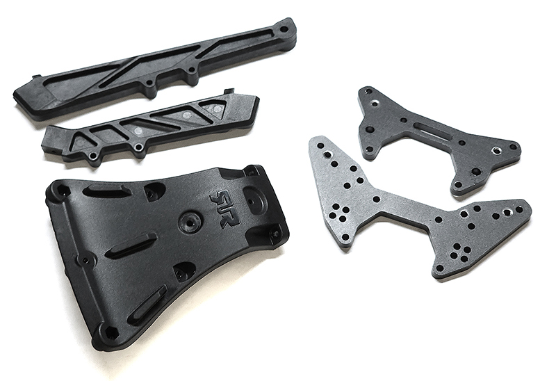 Original Arrma Chassis Brace + Shock Tower for 1/7 Felony 6S BLX (like new, take