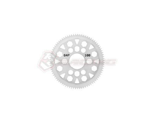 3Racing 64 Pitch Plastic Spur Gear 100T Ver.2