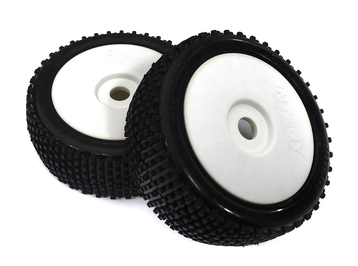 1/8 Buggy Dish Wheel+Tire (2) SQ-Pattern 17mm (O.D.=110mm)