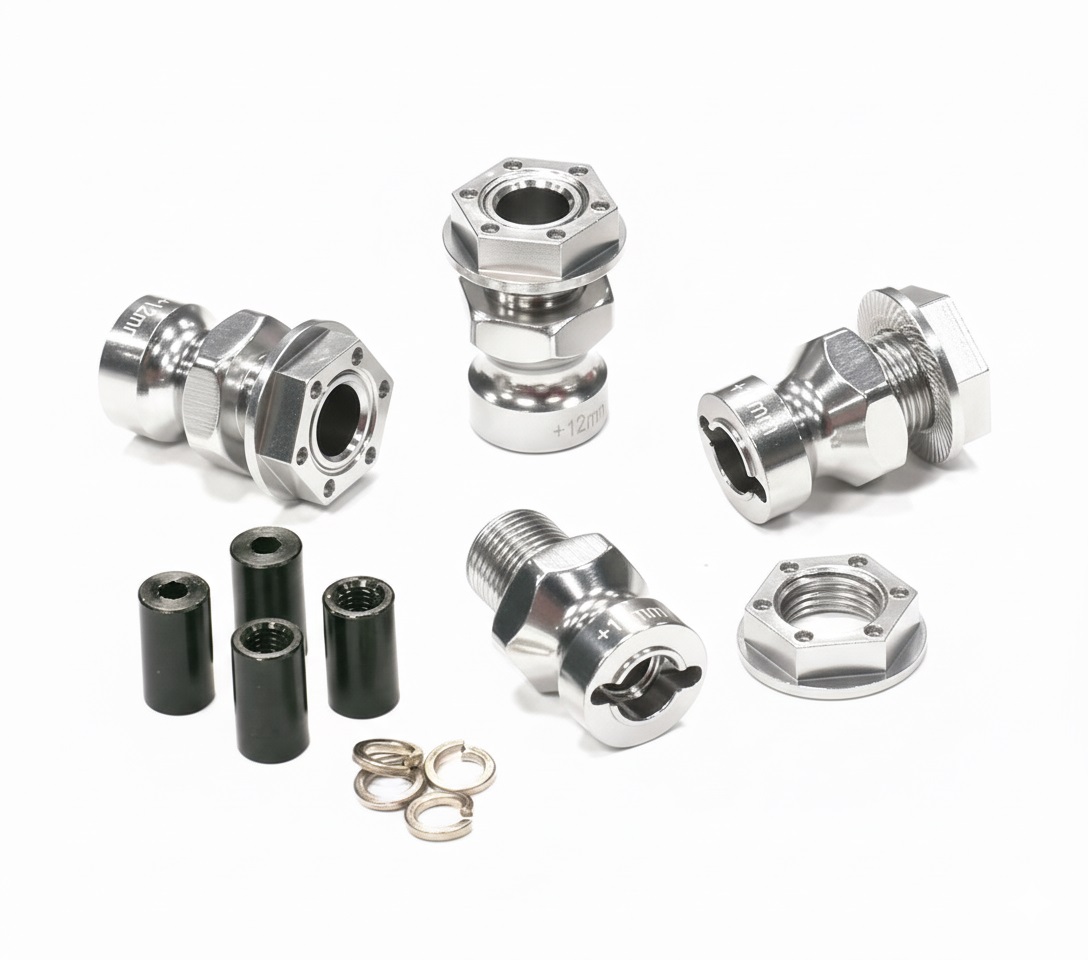 17mm Hex Wheel (4) Hub +12mm Offset for HPI Savage X w/ 6mm Regular Threads
