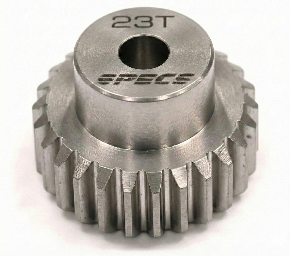 Billet HD Stainless Steel 48 Pitch Pinion 23T for Brushless w/ 0.125 Shaft