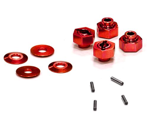 Billet Machined Hex Wheel Hub Set (4) for Axial Wraith 2.2 AXA1090 AX30429