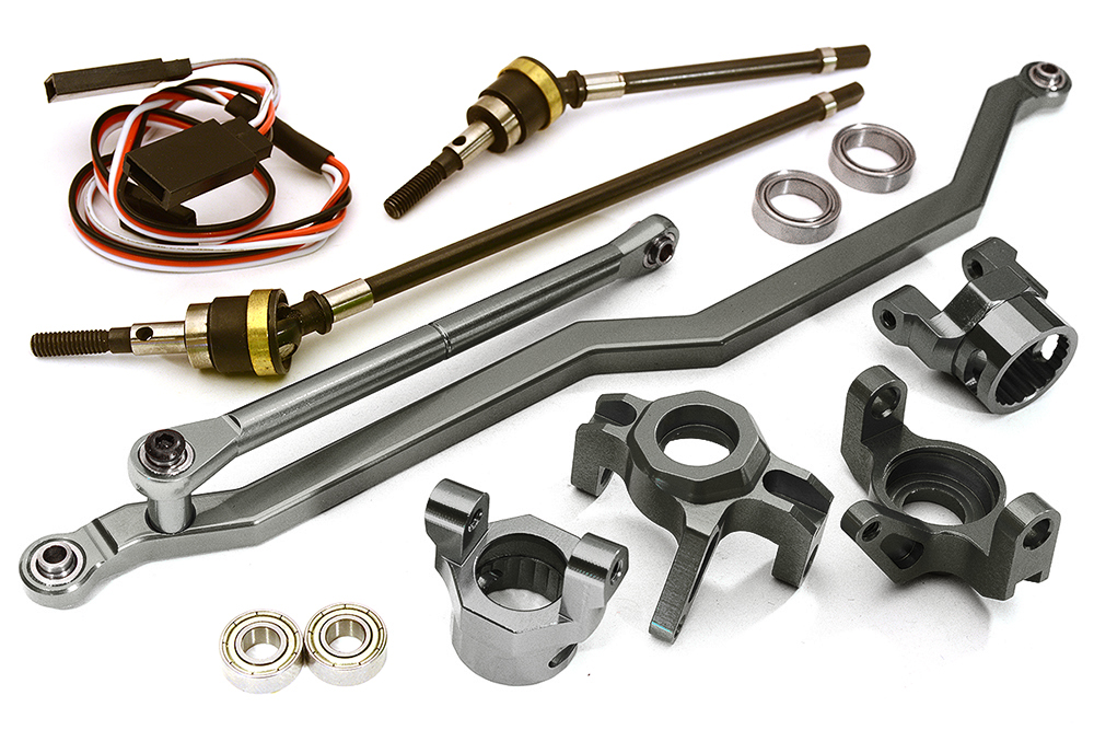 C24449GUN 4WS Conversion Kit for Axial 1/10 Wraith 2.2 - Image 1