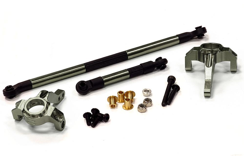 HD Machined Steering Blocks and Linkages for Axial SCX-10, Honcho, Dingo AX80004