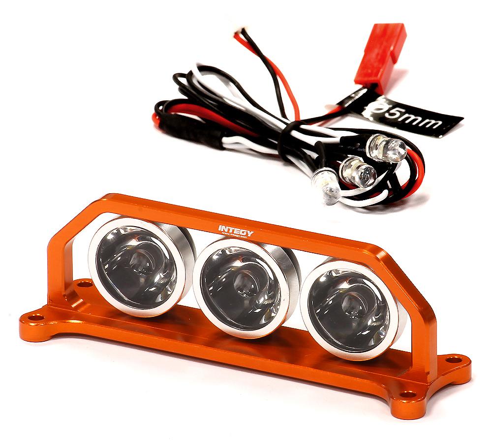 Billet Machined T4 Realistic Roof Top Spot White LED (3) Light Set