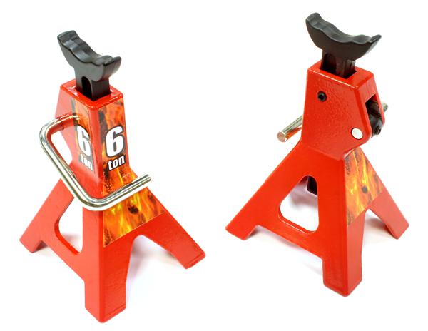 Realistic Model Jack Stands (2) for 1/10 & 1/8 Scale & Rock Crawler