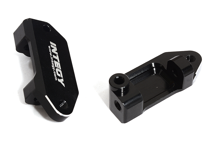 C25484BLACK Billet Machined Caster Blocks for Traxxas 1/10 Nitro Slash 2WD - Image 1