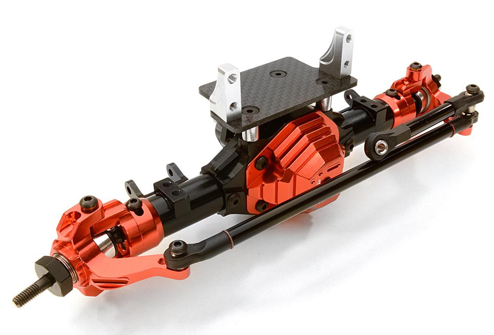 Complete Billet Machined T4 Front Axle for SCX-10, Dingo, Honcho & Jeep