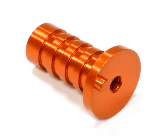 C25792ORANGE Billet Machined Motor Mount Hinge Post for Traxxas 1/10 Summit - Image 1