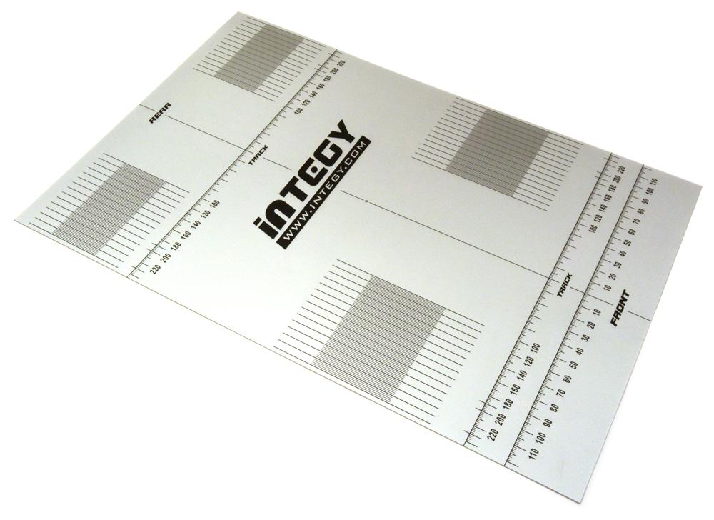 C25823SILVER Replacement Plastic Label for Setup Board 14.8x9.9in 1/10 & 1/12 - Image 1