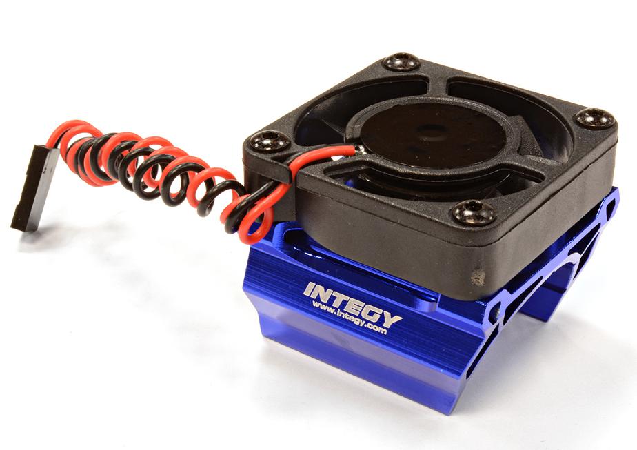 C25861BLUE High Speed Cooling Fan+Heatsink Mount for 28mm O.D. Motor - Image 1