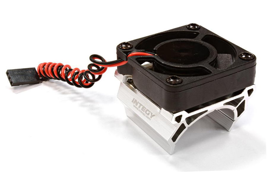 C25861SILVER High Speed Cooling Fan+Heatsink Mount for 28mm O.D. Motor - Image 1