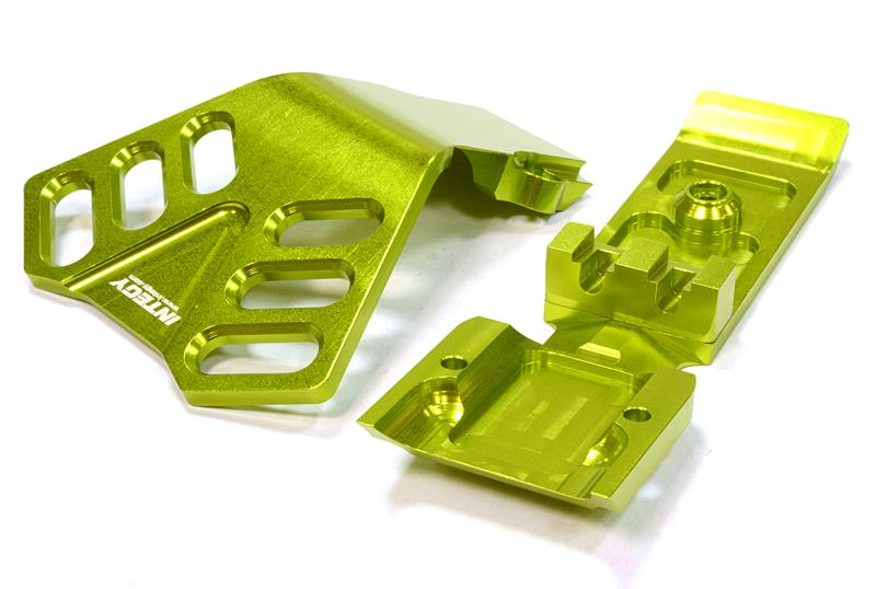 C25902GREEN Billet Machined Front Skid Plate for Traxxas 1/10 Scale Summit 4WD - Image 1