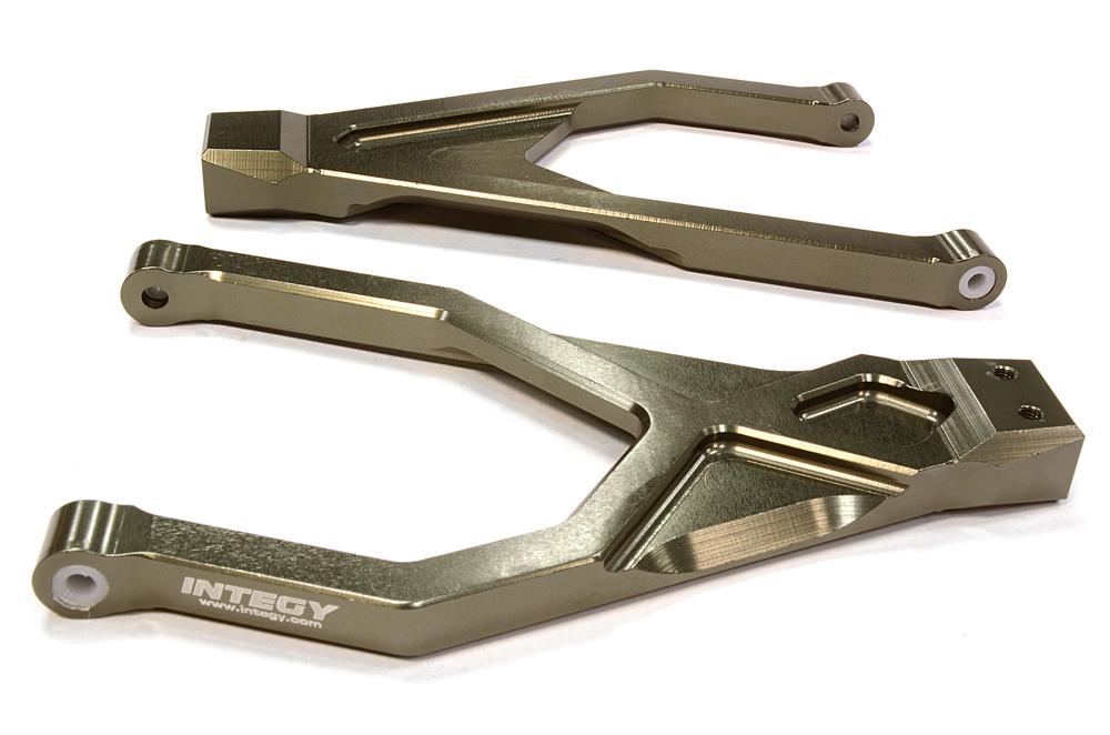 C25907GREY Billet Machined Rear Upper Suspension Arms for Traxxas 1/10 Scale Summit 4WD - Image 1