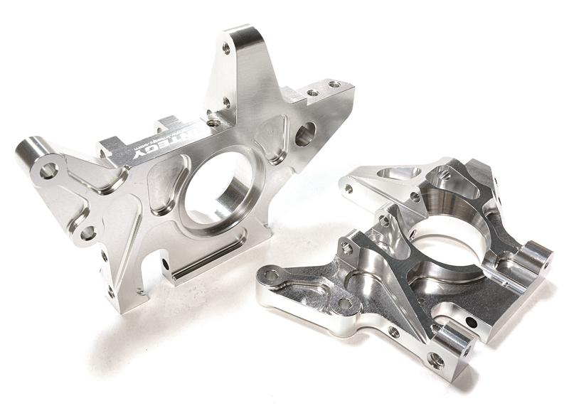 C25964SILVER Billet Machined Rear Bulkhead for Traxxas 1/10 E-Maxx Monster Truck 3903 4929R - Image 1