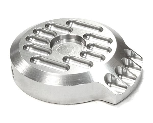 C26192SILVER Billet Machined Motor Cover for Traxxas 1/10 Stampede 4X4 VXL (2-pole VXL Only) - Image 1