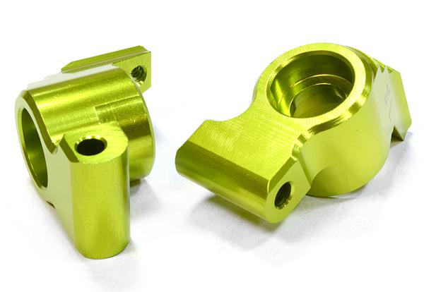C26208GREEN Billet Machined 3 Degree Rear Hub Carriers for HPI 1/10 Sprint 2 On-Road - Image 1