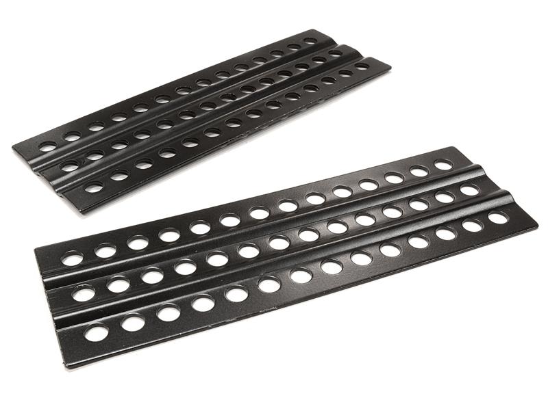 C26219BLACK Realistic Alloy Vehicle Extraction & Recovery Boards for 1/10 Scale Off-Road - Image 1