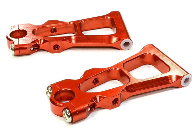 C26309RED Billet Machined Front Lower Arm for HPI 1/10 Scale E10 On-Road - Image 1