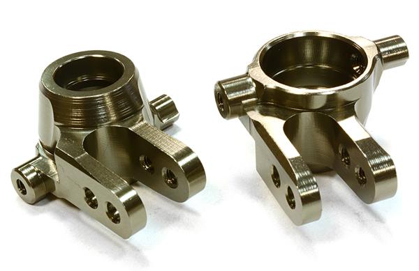 C26313GREY T3 Steering Knuckle (2) for 1/10 Stampede 4X4, Slash 4X4 & Rustler 4X4 6837 - Image 1