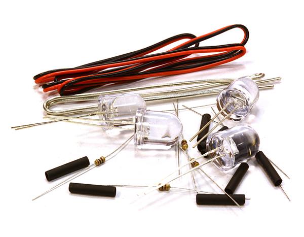 C26332YELLOW 10mm LED Light Assorted Kit DIY LEDs Set for Scale Model - Image 1