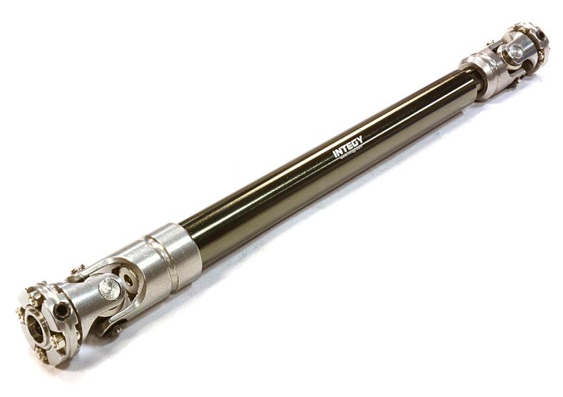 C26363GUN Billet Machined Universal Drive Shaft 152-167mm for Custom 1/14 Semi-Tractor - Image 1