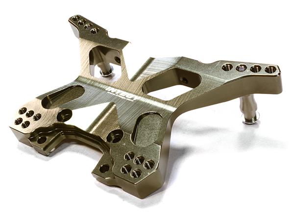 C26399GREY Billet Machined Rear Shock Tower for Traxxas 1/10 Slash 4X4 6838 - Image 1