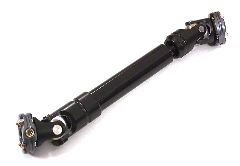 C26436GUN Machined Universal Drive Shaft 105-130mm for Custom 1/14 Semi-Tractor Truck - Image 1