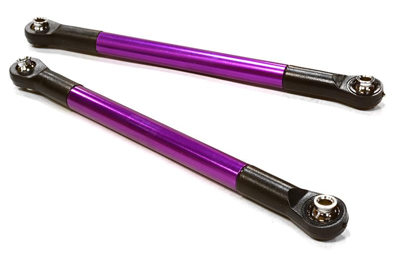 C26463PURPLE Billet Machined Rear Suspension Links (2) for Twin Hammers 1.9 Rock Racer - Image 1