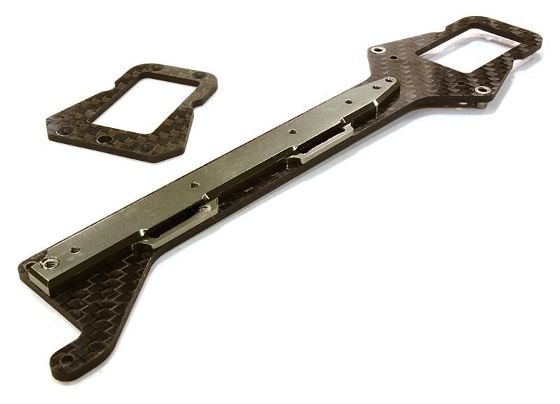 C26499GREY Machined Composite Chassis Upper Plate for Traxxas LaTrax SST 1/18 Truck - Image 1