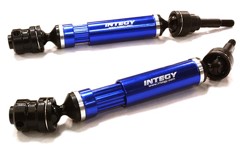 C26504BLUE Dual Joint Telescopic Front Drive Shafts for 1/10 Stampede 4X4 & Slash 4X4 6851X - Image 1