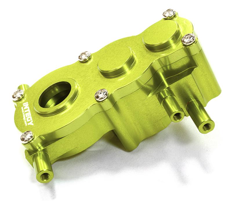C26507GREEN Billet Machined Center Gearbox for HPI 1/10 Scale Crawler King - Image 1