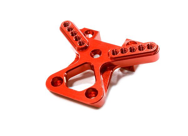 C26514RED Billet Machined Front Shock Tower for Traxxas LaTrax Teton 1/18 Monster Truck - Image 1