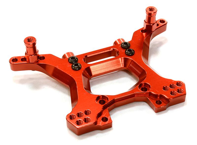 C26520RED Billet Machined Rear Shock Tower for Traxxas 1/10 Slash 4X4 LCG 6838 - Image 1