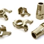 Billet Machined Steering, Caster Block & Rear Lockout Set for Axial SCX-10