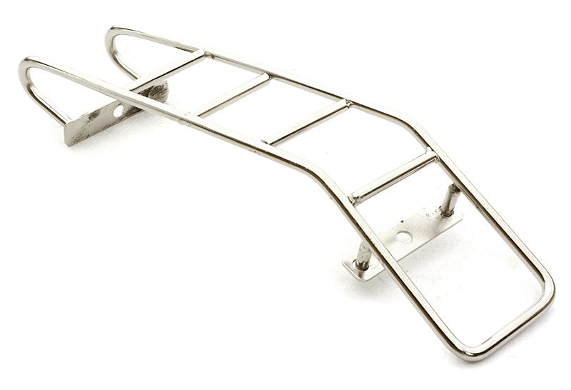 C26606CHROME Realistic Metal Rear Ladders 118x28mm for 1/10 Scale Crawler Truck - Image 1