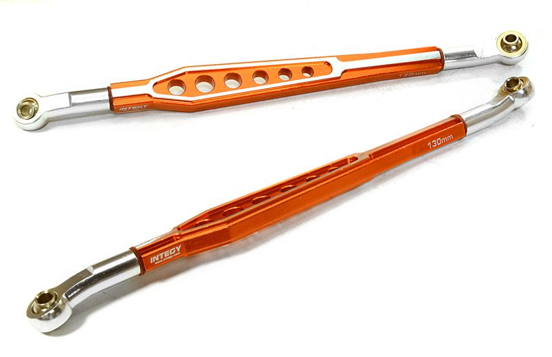 C26629ORANGE Billet Machined Alloy Lower 130mm Suspension Linkage for 1/10 Scale Rock Crawler - Image 1