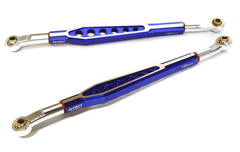C26631BLUE Billet Machined Alloy Lower 120mm Suspension Linkage for 1/10 Scale Rock Crawler - Image 1
