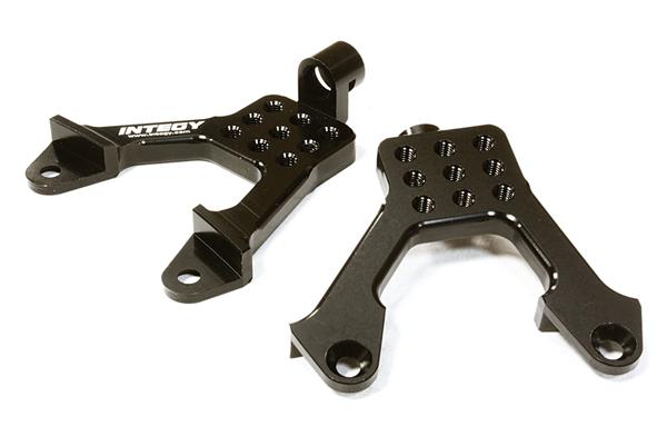 C26636BLACK Billet Machined Front Shock Tower (2) for SCX-10 Dingo, Honcho & Jeep - Image 1