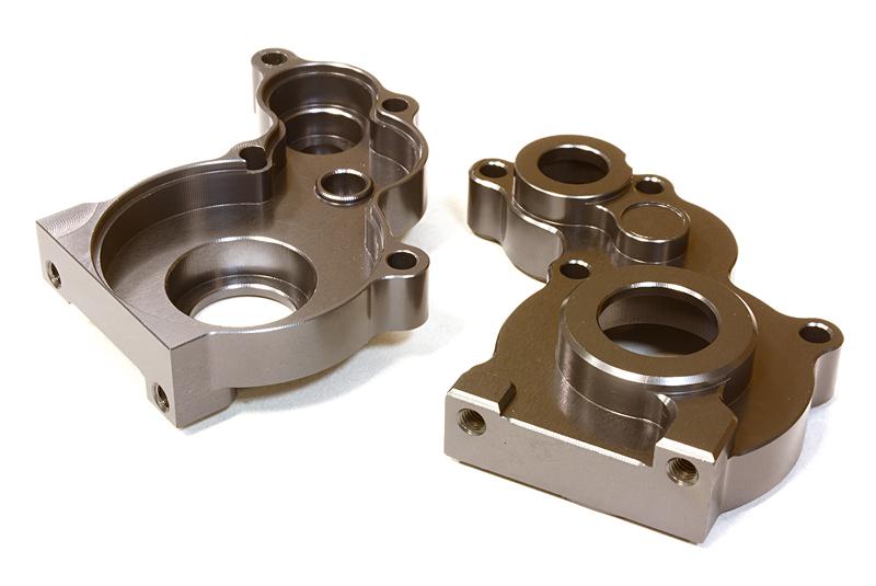 C26638GUN Billet Machined Alloy Center Gearbox Case for Axial SCX-10 Dingo, Honcho & Jeep - Image 1