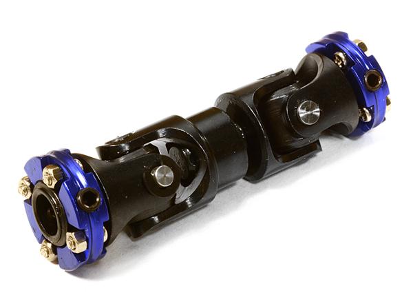 C26652BLUE Billet Machined Universal Drive Shaft 45-50mm for Custom 1/14 Semi-Tractor Truck - Image 1