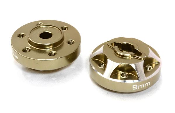 C26665GUN Alloy Drive Pin-to-6 Bolt Type Wheel Hub 9mm Thick for 1/10 Axial Crawler - Image 1