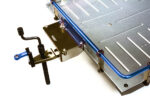 Blue V2 Machined Alloy Flatbed Dual Axle Trailer Kit for 1/10 Scale RC Cars - Image 2