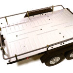 V2 Machined Alloy Flatbed Dual Axle Car Trailer Kit for 1/10 Scale RC
