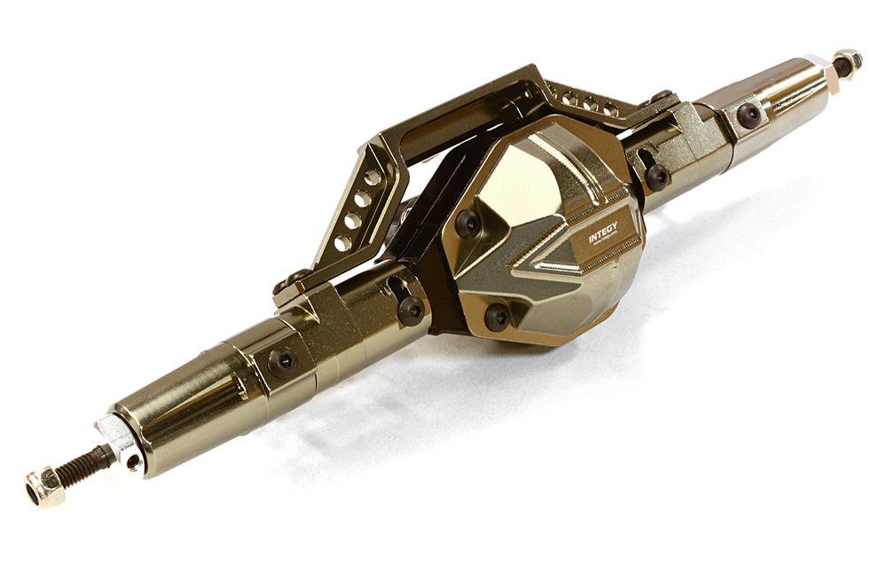 C26672GUN Billet Machined T6 Rear Axle for Axial 1/10 SCX-10, Dingo, Honcho & Jeep - Image 1