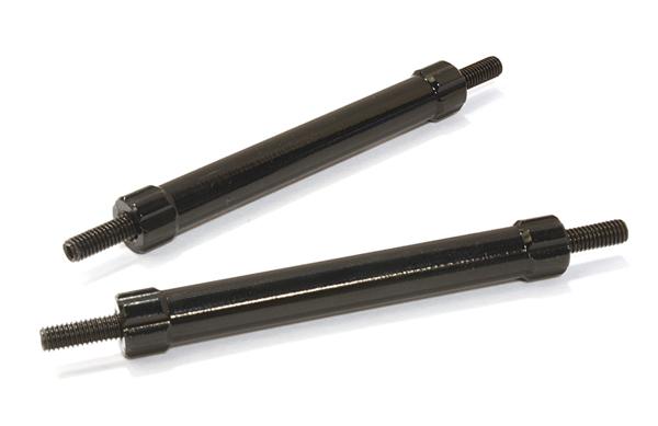 C26681BLACK Billet Machined 50mm Aluminum Linkages (2) M3 Threaded for 1/10 Scale Crawler - Image 1