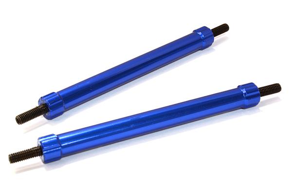C26683BLUE Billet Machined 60mm Aluminum Linkages (2) M3 Threaded for 1/10 Scale Crawler - Image 1